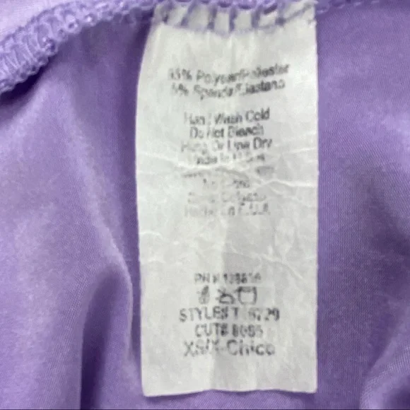 Fashion Nova | Lilac Purple Cut Out Body Suit Long Sleeve Thong back - Picture 15 of 16